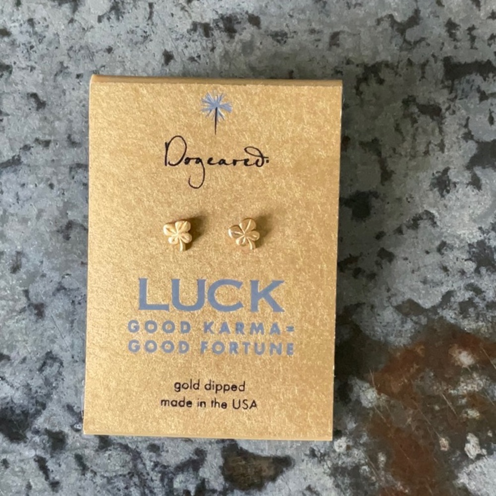 Dogeared Pierced Earrings NWT
